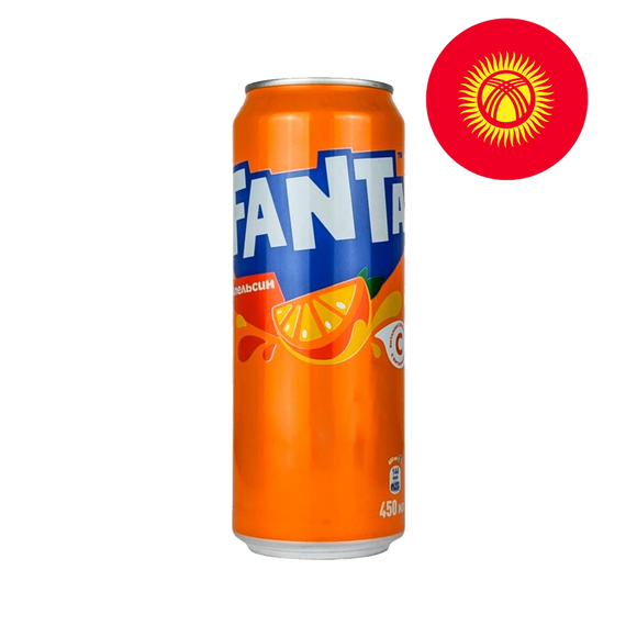 **PREORDER** Fanta Orange 450 ml Can (Kyrgyzstan)