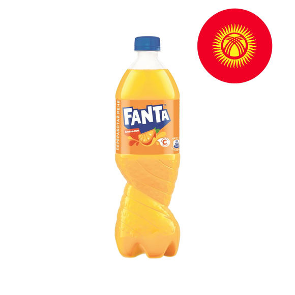 **PREORDER** Fanta Orange 500 ml Plastic Bottle (Kyrgyzstan)