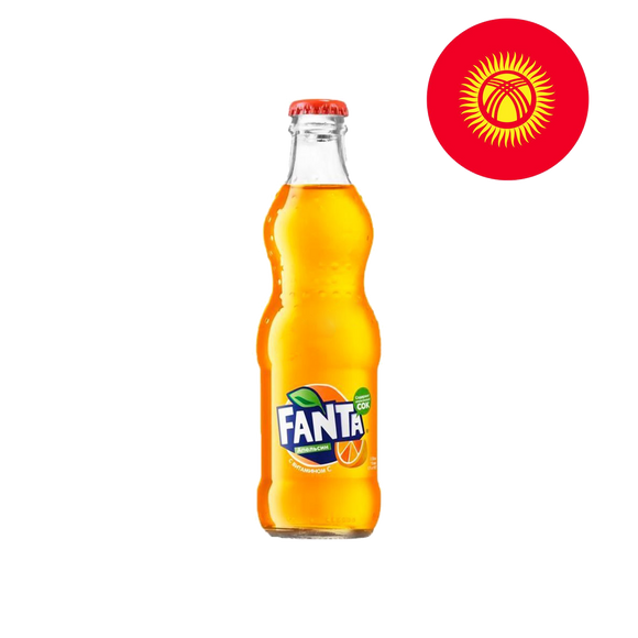 **PREORDER** Fanta Orange 250 ml Glass Bottle (Kyrgyzstan)