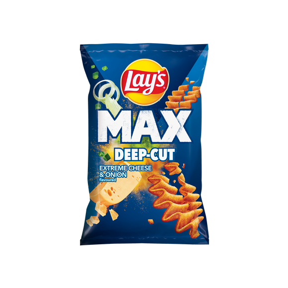 Lay's Max Deep Cut Cheese & Onion (Czech Republic)
