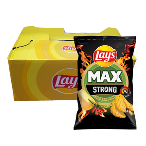 Lay's Max Strong Cheese & Cayenne Box of 14 (Czech Republic)