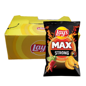 Lay's Max Strong Chilli & Lime Box of 14 (Czech Republic)