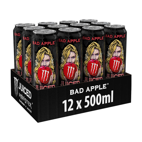 Monster Bad Apple Case of 12 Cans (Poland)