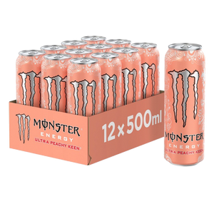 Monster Ultra Peachy Keen Case of 12 Cans (Poland)