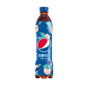 Pepsi White Peach Oolong Bottle (China)