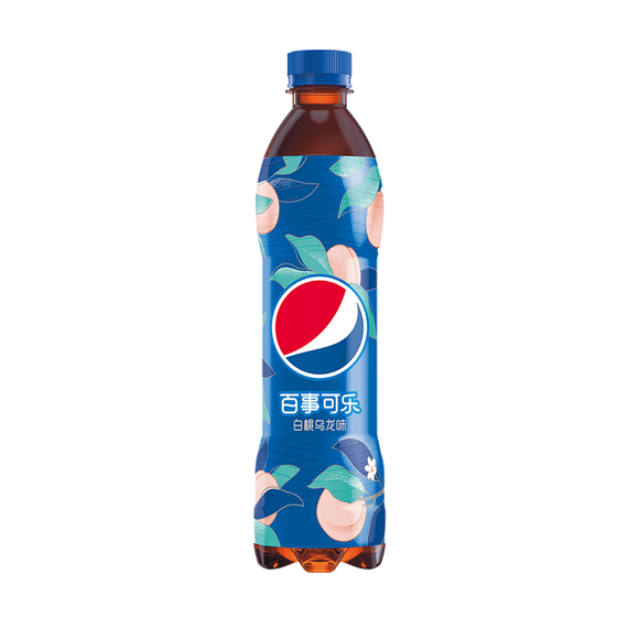 Pepsi White Peach Oolong Bottle (China)